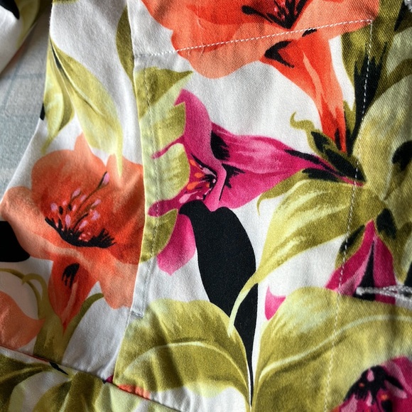 Havana jack’s Cafe Floral Tropical Blazer L - Picture 7 of 7